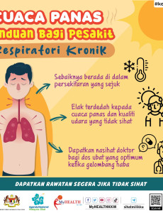 Cuaca Panas: Panduan Bagi Pesakit Respiratori Kronik